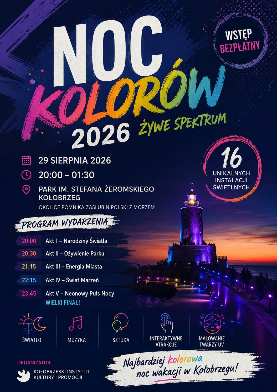 Noc Kolorów 2026 – Kołobrzeg
